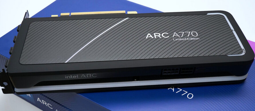 Вышли первые обзоры видеокарт Intel Arc A770 и A750 — на уровне NVIDIA RTX 3060 и AMD RX 6600, но не всегда